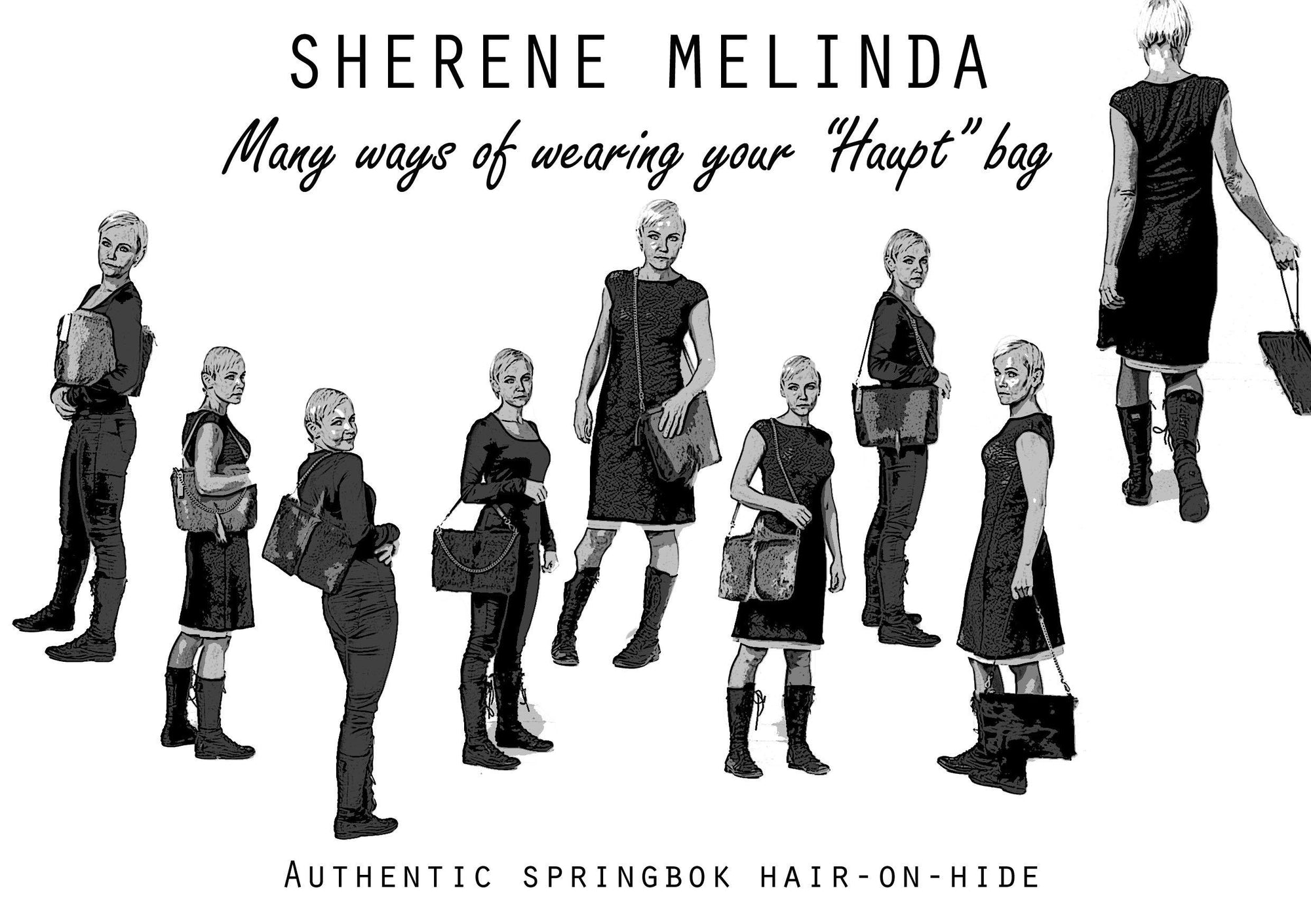 The many ways of wearing your Haupt Bag - SHERENE MELINDA