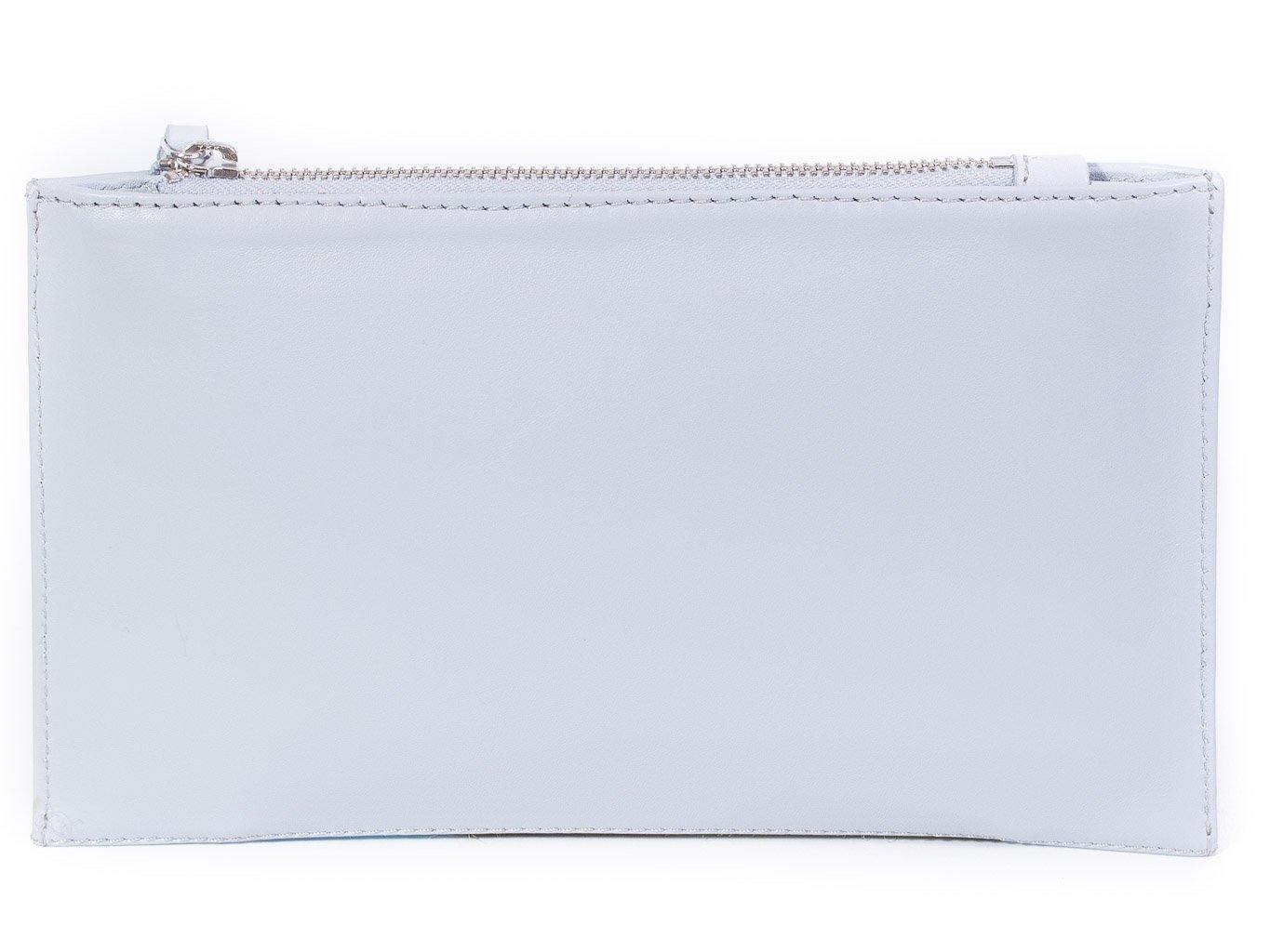 Clutch Springbok Handbag in Baby Blue with a stripe feature by Sherene Melinda back