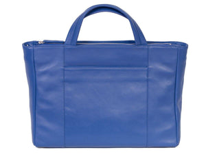 Tote Springbok Handbag in Royal Blue with a Stripe by Sherene Melinda Back