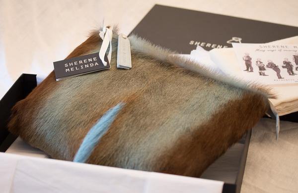 Sherene Melinda Gift Boxed Haupt Bag - Designer Springbok Handbag