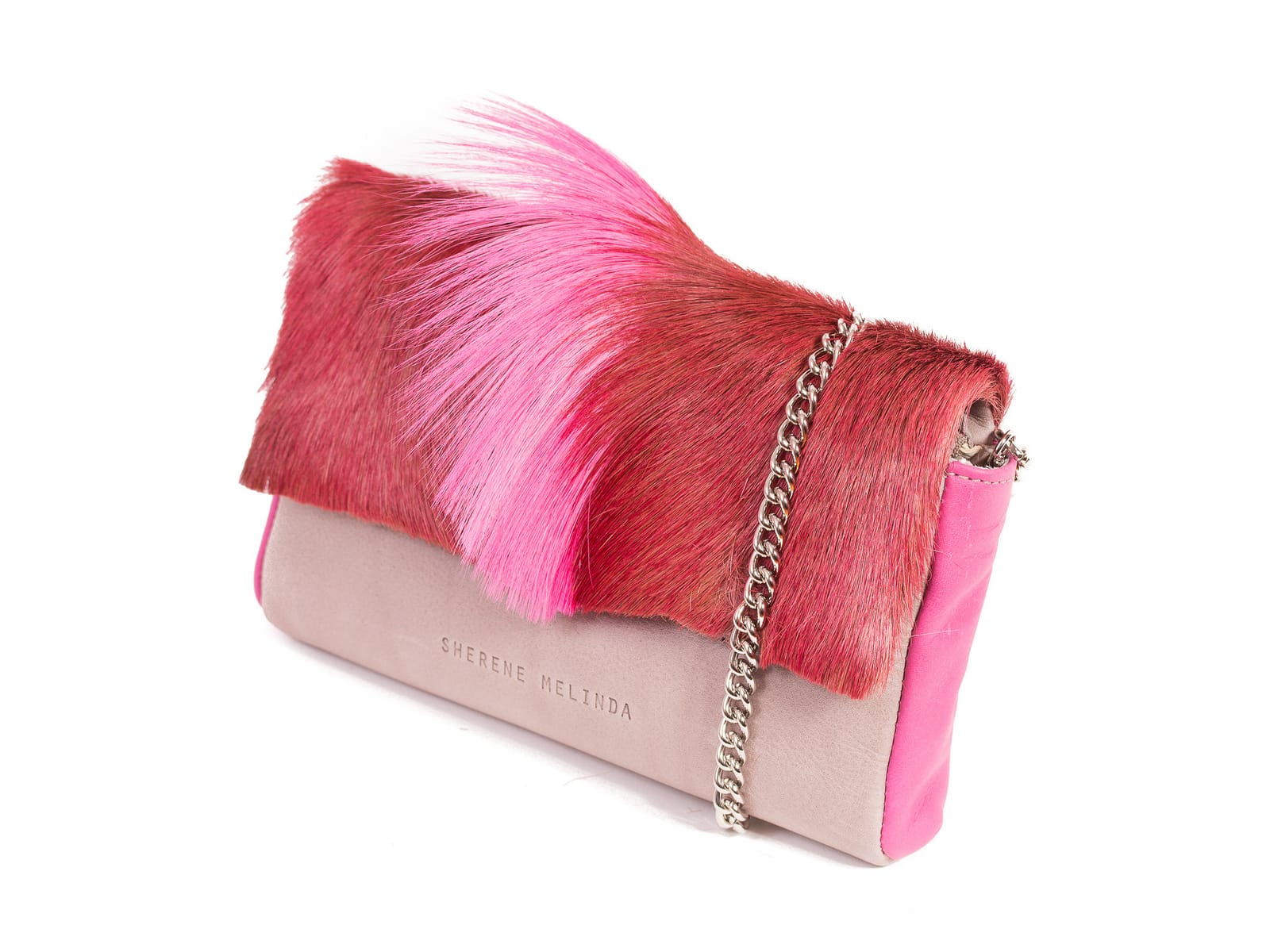 Sherene Melinda Designer Sophy Clutch - Springbok Handbag