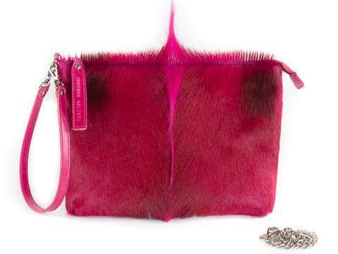 Sherene Melinda Hair-on-hide Pink Haupt Bag 