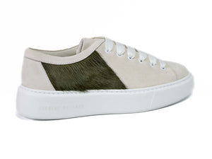 sherene melinda military green sneaker 001 right side shoe