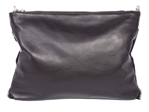 Multiway Springbok Handbag in Black with a Fan by Sherene Melinda Back