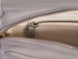 sherene melinda springbok hair-on-hide earth leather shoulder bag inside