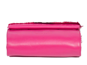 Mini Springbok Handbag in Fuchsia with a Stripe by Sherene Melinda Bottom