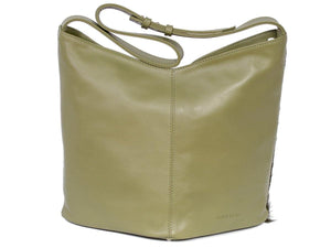 Hobo Springbok Handbag in Military Green with a Stripe by Sherene Melinda Stripe Back
