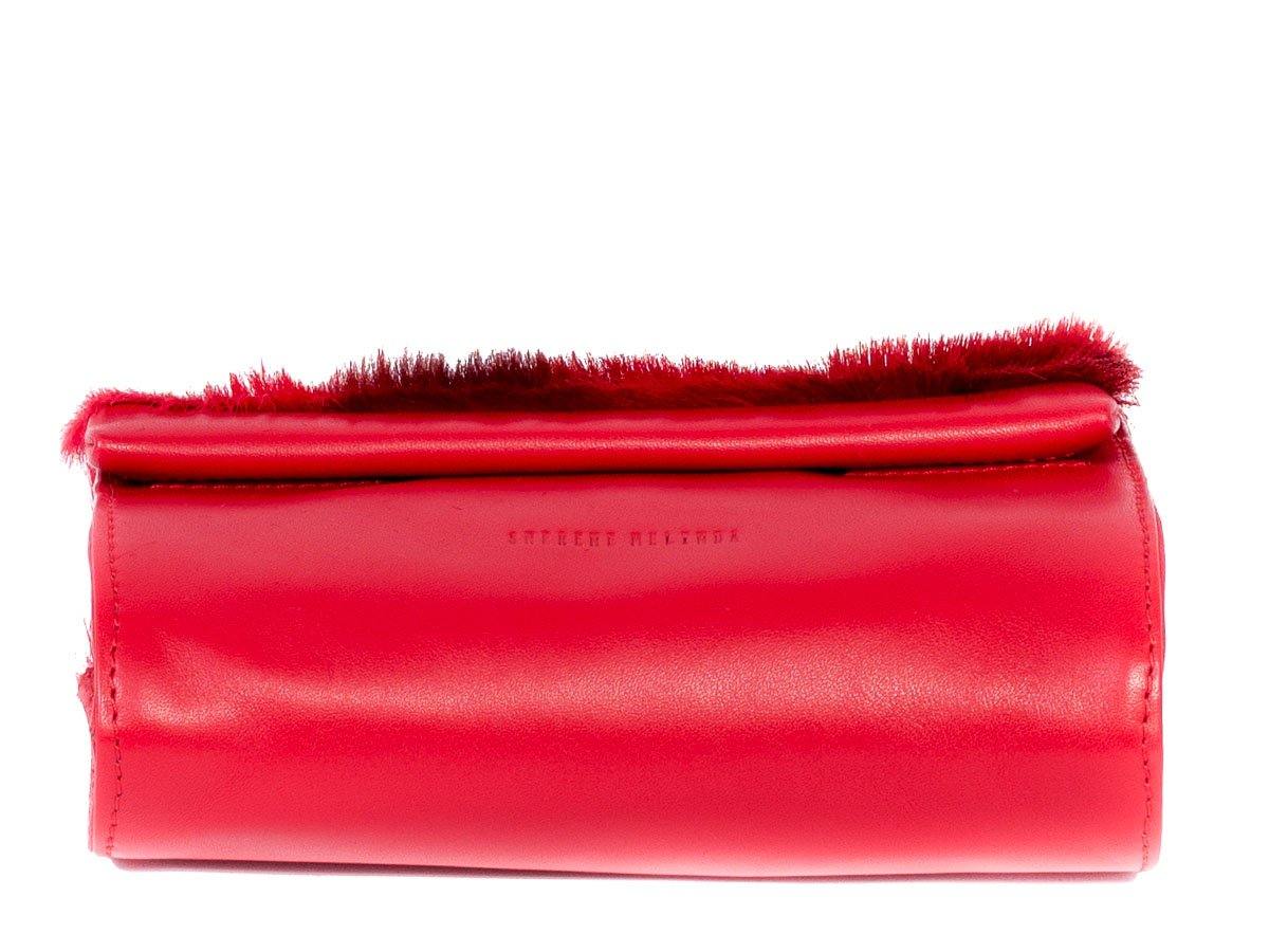 Mini Springbok Handbag in Red with a Stripe by Sherene Melinda Bottom