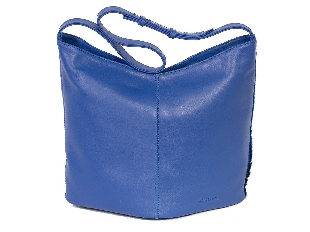 Hobo Springbok Handbag in Royal Blue with a Stripe by Sherene Melinda Stripe Back