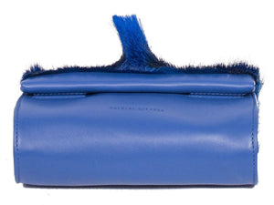 Mini Springbok Handbag in Royal Blue with a Fan by Sherene Melinda Bottom