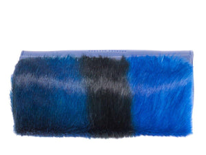 Mini Springbok Handbag in Royal Blue with a Stripe by Sherene Melinda Top