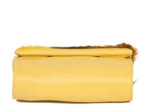 Mini Springbok Handbag in Yellow with a Stripe by Sherene Melinda Bottom